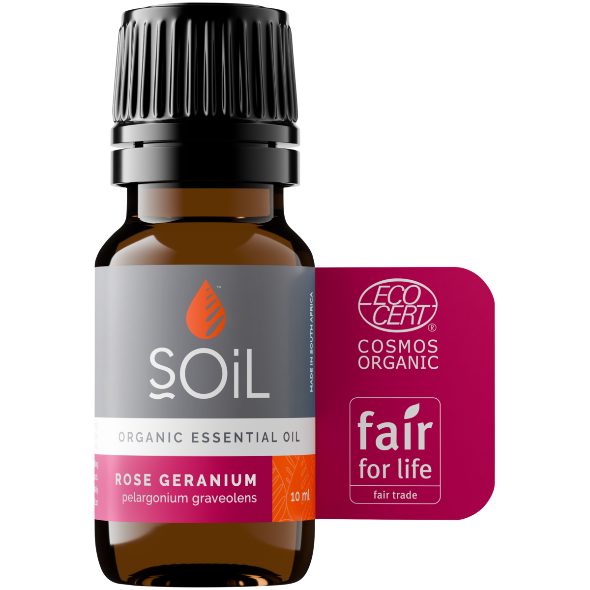 SOiL organic Rose Geranium essential oil 10ml