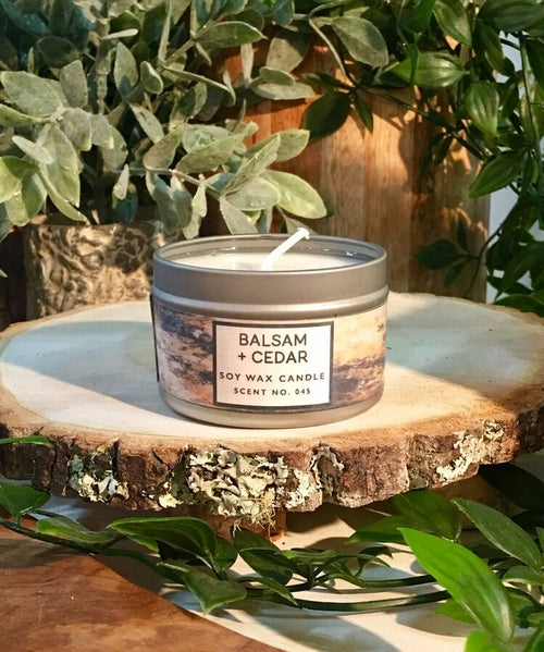 Nicole Rose Studio Balsam + Cedar Soy Candle, 8 oz