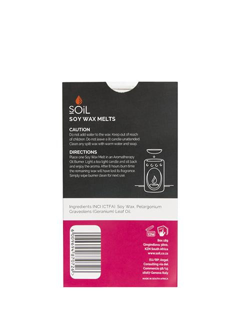 Rose Geranium Soy Wax Melts, 8 pack