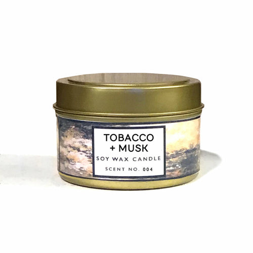 Nicole Rose Studio Tobacco + Musk Soy Candle, 8 oz