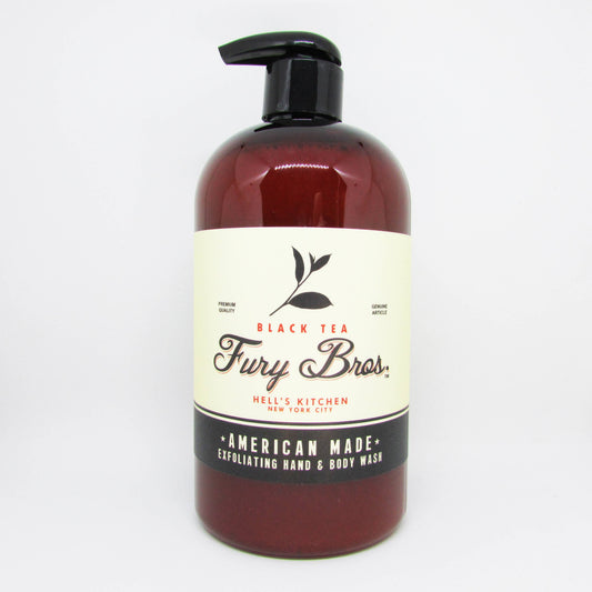 Fury Bros Black Tea Hand & Body Wash, 16 oz