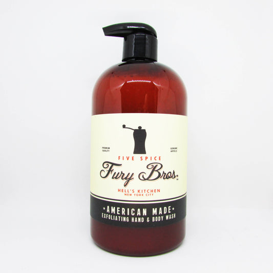 Fury Bros Five Spice Hand & Body Wash, 16 oz