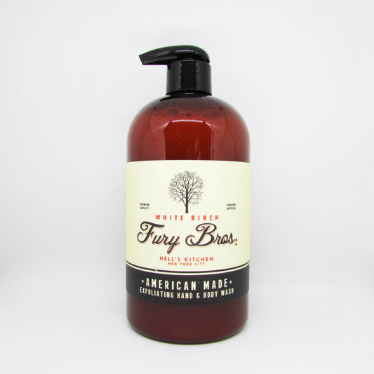 Fury Bros White Birch Hand & Body Wash, 16 oz