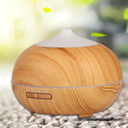 Wood-Grain Ultrasonic Diffuser, 300 ml
