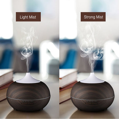 Wood-Grain Ultrasonic Diffuser, 300 ml