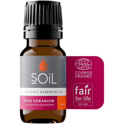 SOiL organic Rose Geranium essential oil 10ml