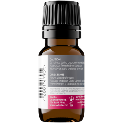 SOiL organic Rose Geranium essential oil 10ml