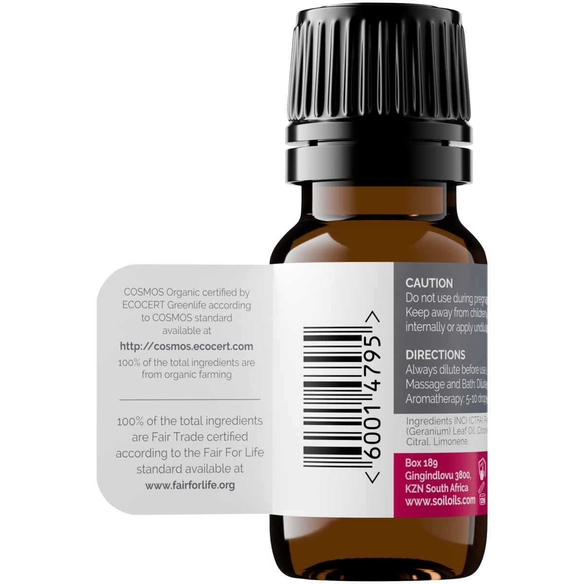 SOiL organic Rose Geranium essential oil 10ml