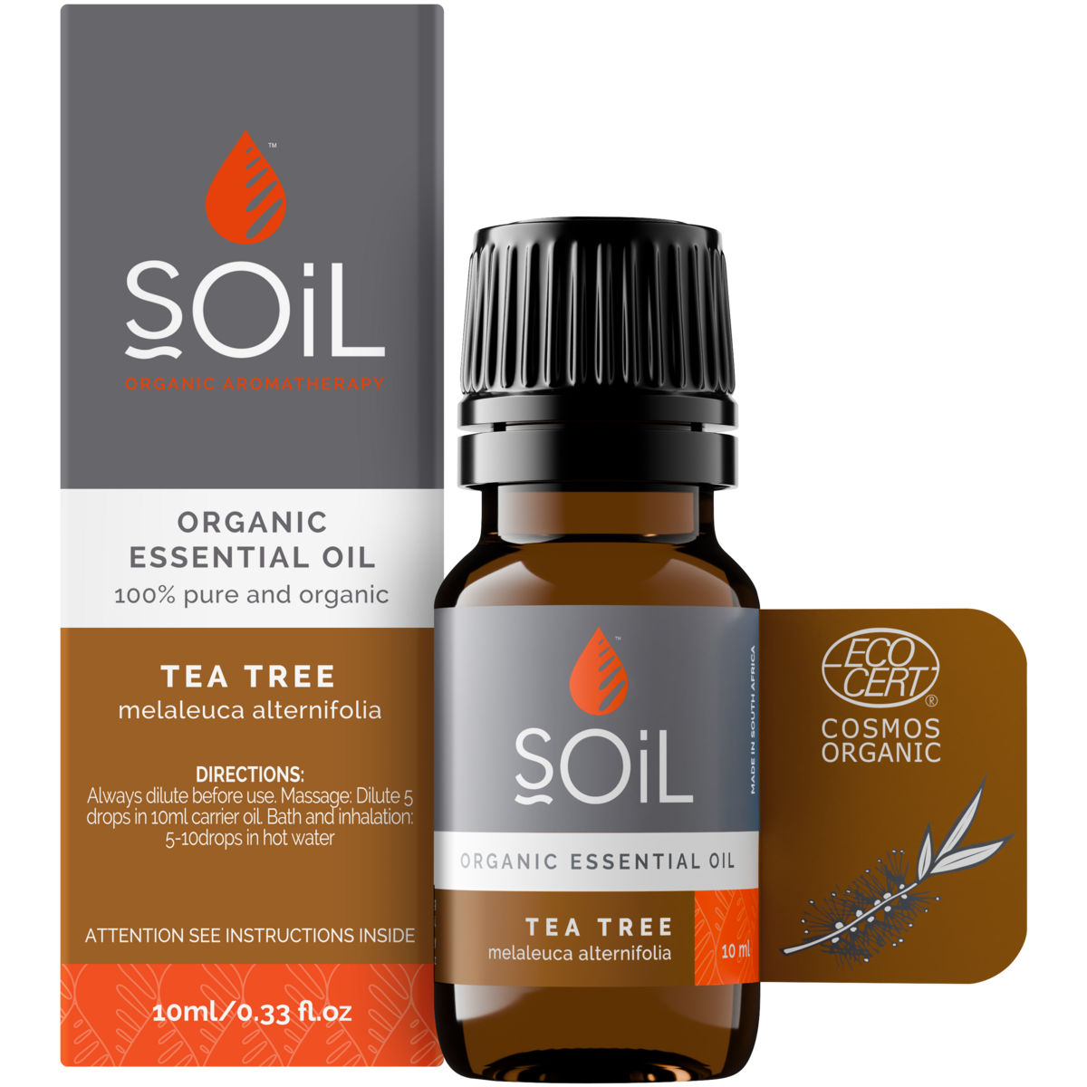 SOiL organic Tea Tree essential oil 10ml