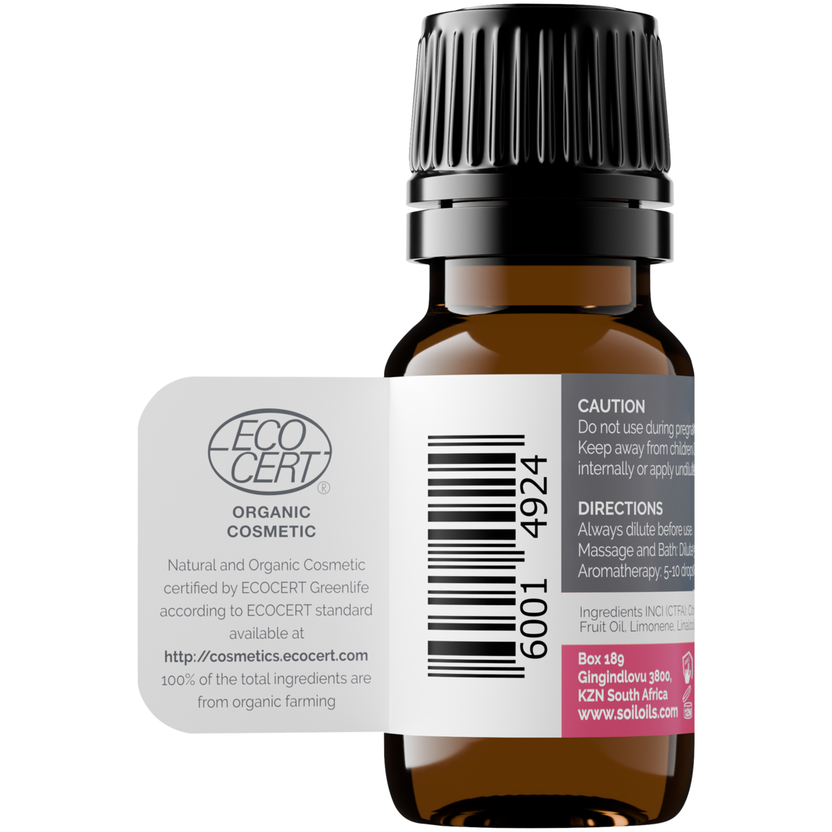 SOiL organic Bergamot essential oil 10ml