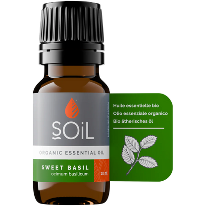 Organic basil essential oil 10ml – view 2