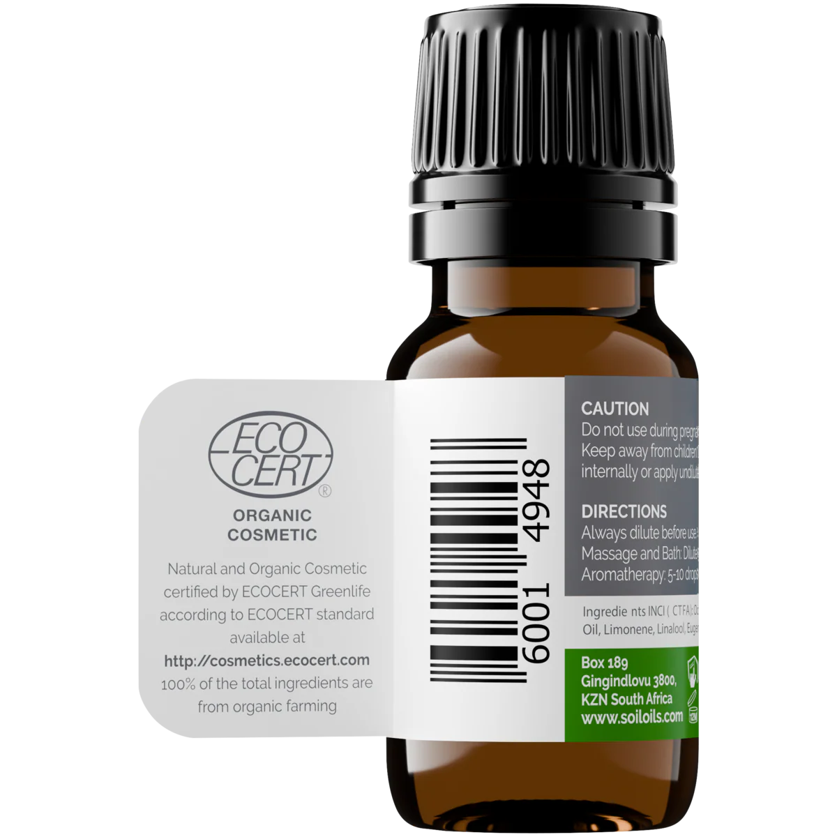 Organic basil essential oil 10ml – view 5