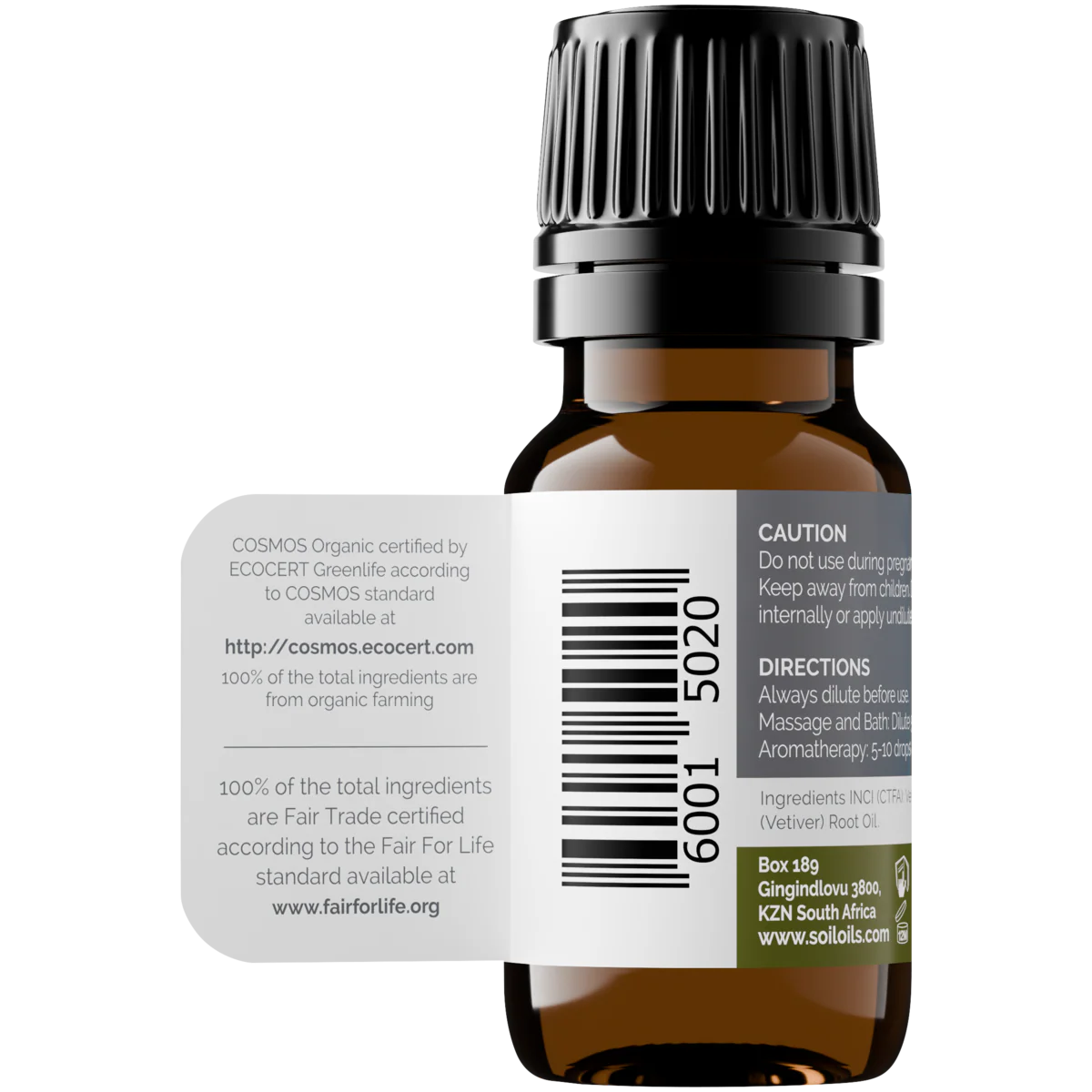 Organic vetiver essential oil 10ml – view 4