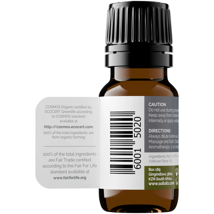 Organic vetiver essential oil 10ml – view 4