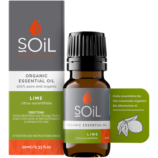 Organic lime essential oil 10ml – Smll Me