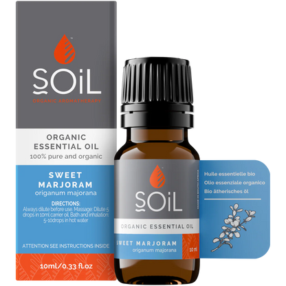 Organic marjoram essential oil 10ml – Smll Me