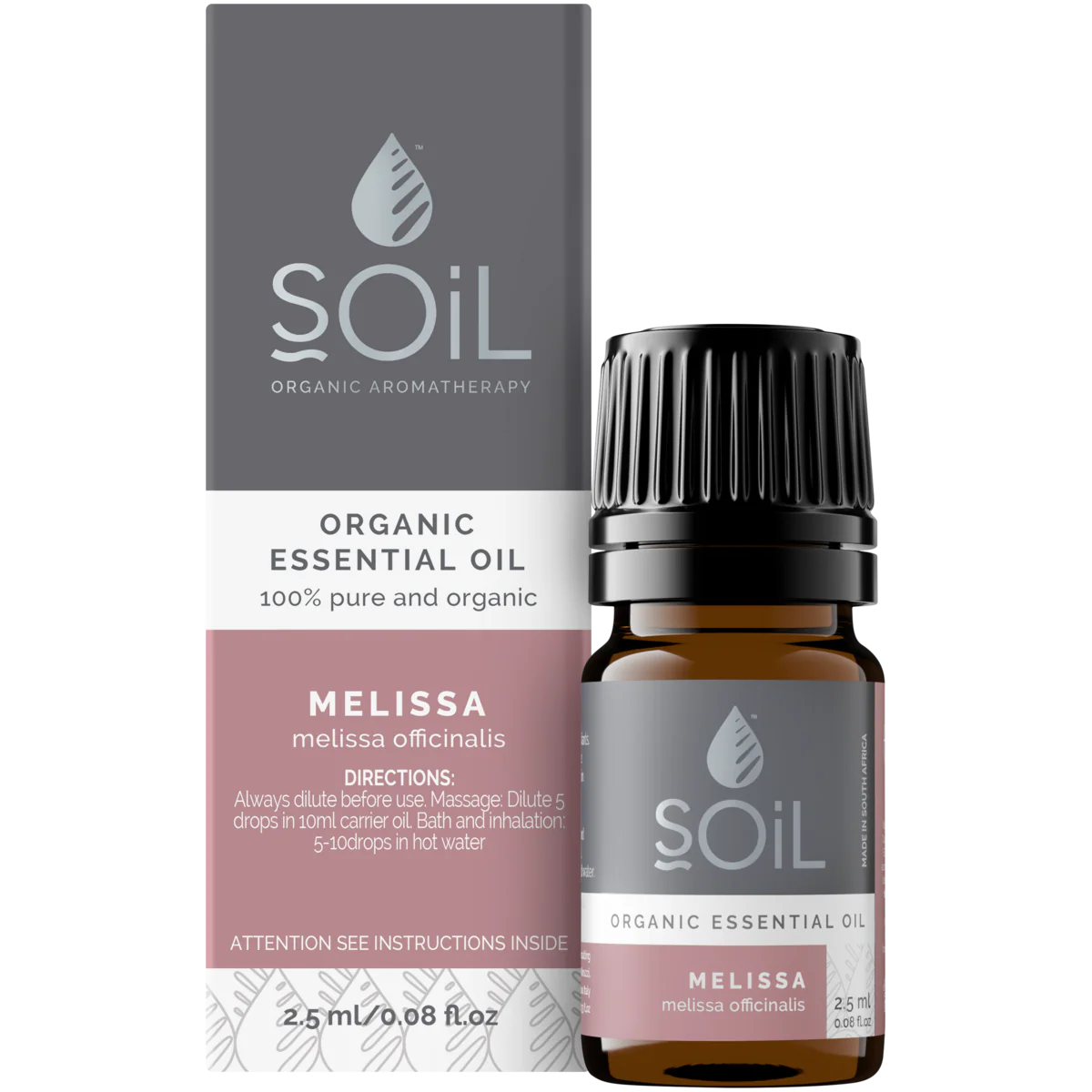 Organic melissa essential oil 2.5ml – Smll Me