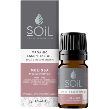 Organic melissa essential oil 2.5ml – Smll Me