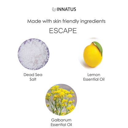 Innatus Escape Dead Sea Bath Soak, Lemon & Galbanum