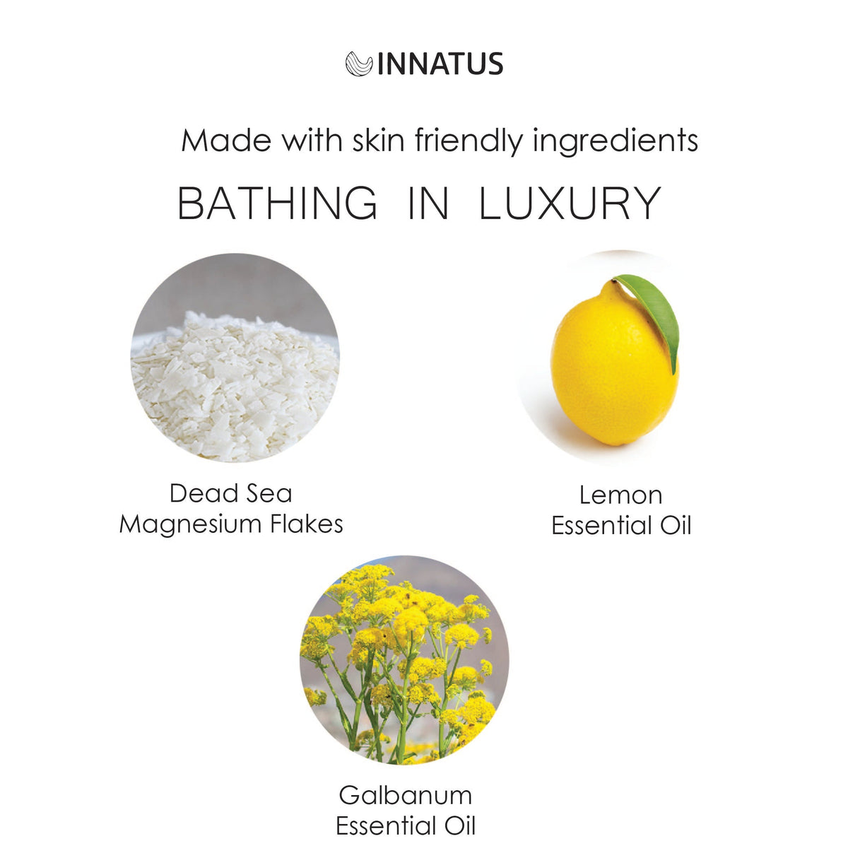 Innatus Bathing in Luxury Dead Sea Magnesium Flakes Soak