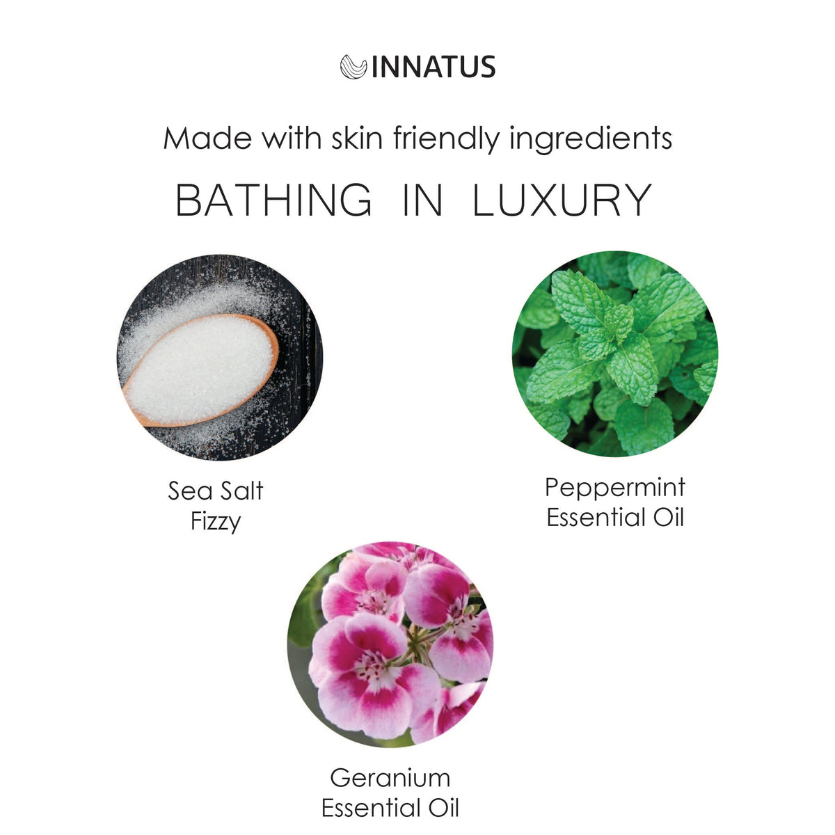 Innatus Bathing in Luxury Sea Salt Bath Fizz