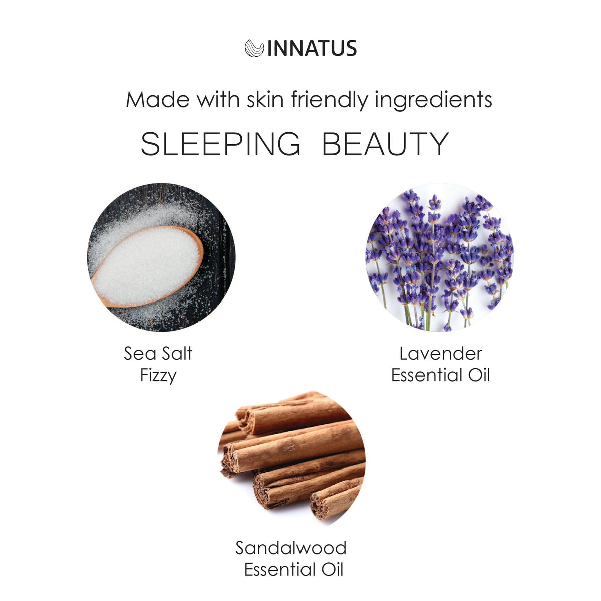 Innatus Sleeping Beauty Sea Salt Bath Fizz