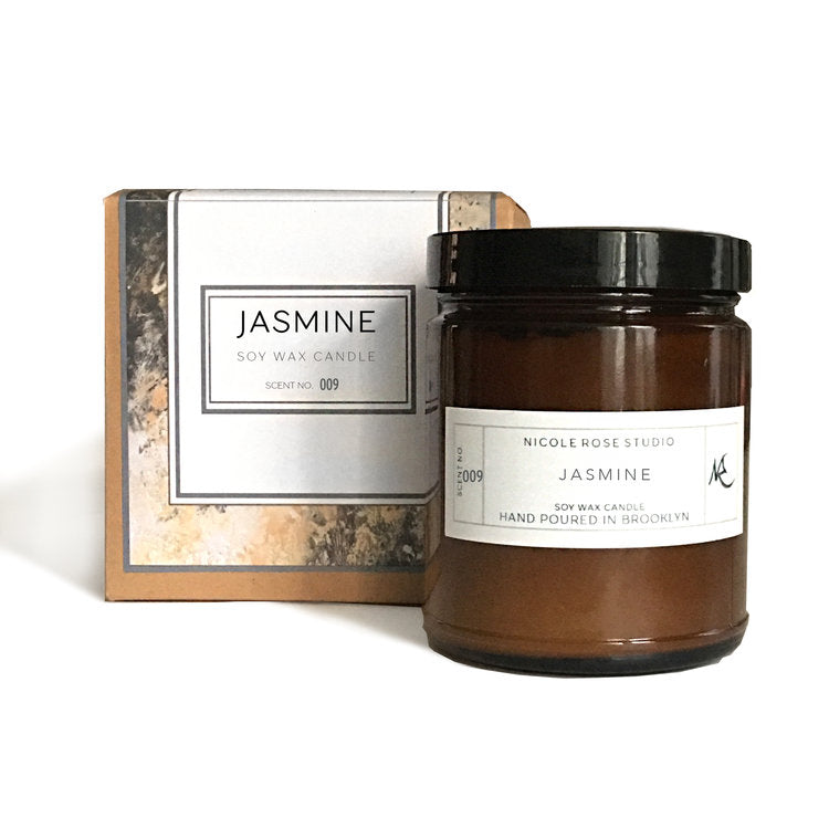 Nicole Rose Studio Jasmine Soy Candle, 8 oz