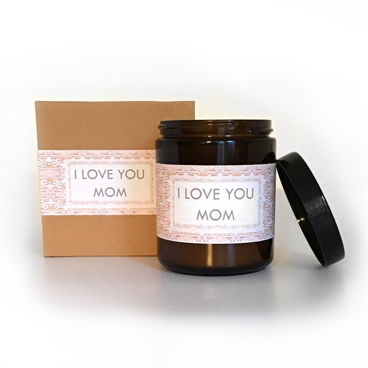 Nicole Rose Studio "I Love You Mom" Soy Candle, Eucalyptus + Ice, 8 oz
