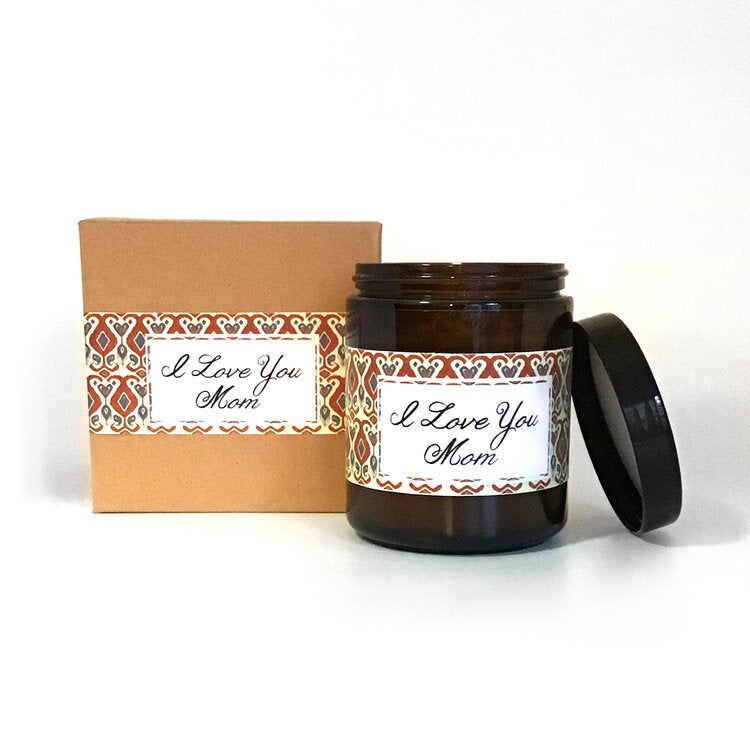 Nicole Rose Studio "I Love You Mom" Soy Candle, Citrus + Sage, 8 oz