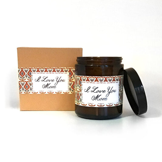 Nicole Rose Studio "I Love You Mom" Soy Candle, Citrus + Sage, 8 oz