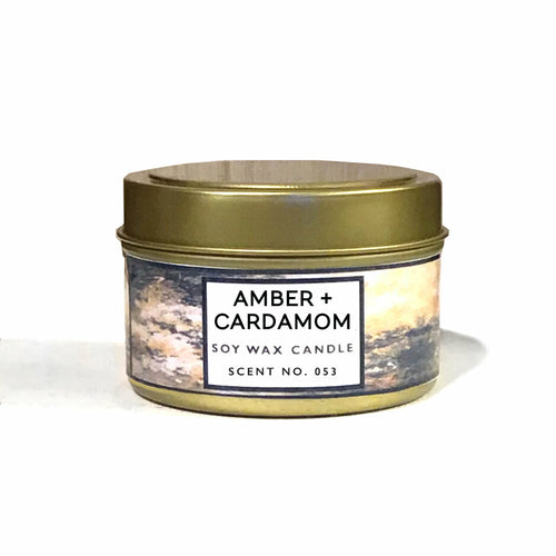 Nicole Rose Studio Amber + Cardamom Soy Candle, 8 oz