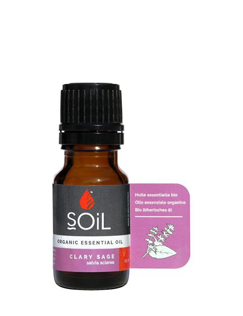 Organic clary sage essential oil 10ml – Smll Me