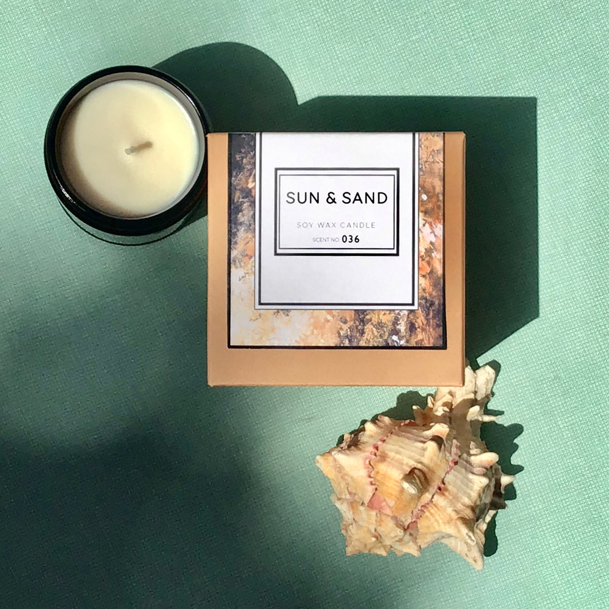 Nicole Rose Studio Sun + Sand Soy Candle, 8 oz