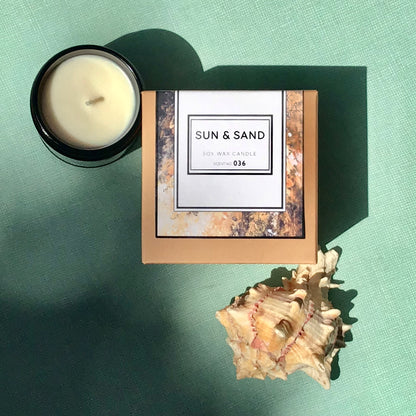 Nicole Rose Studio Sun + Sand Soy Candle, 8 oz
