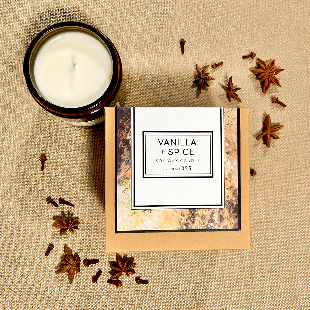 Nicole Rose Studio Vanilla + Spice Soy Candle, 8 oz
