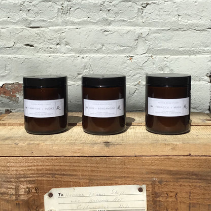 Nicole Rose Studio Oud + Bergamot Soy Candle, 8 oz