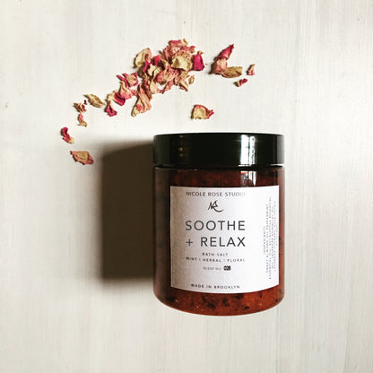 Nicole Rose Studio Soothe + Relax Bath Soak