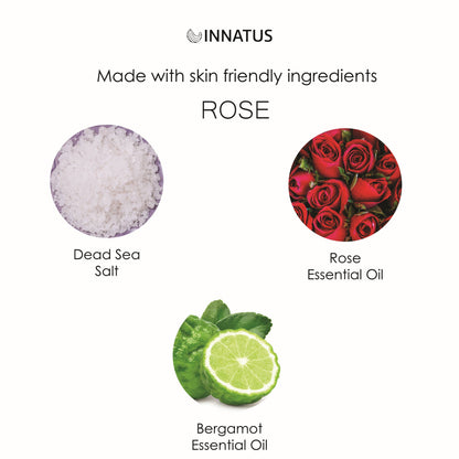 Innatus Rose Dead Sea Bath Soak, Rose & Sandalwood